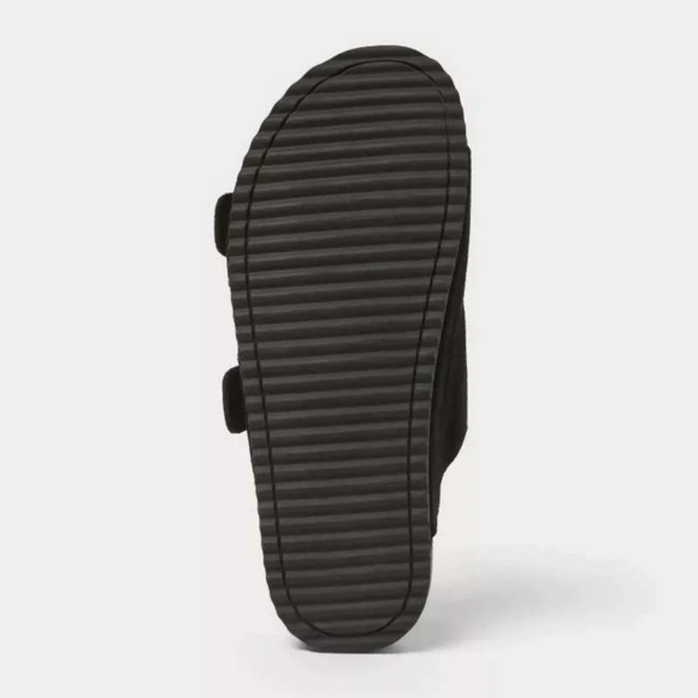 Men's Saul Suede Two Band Sandals – Goodfellow & Co Black Size 13 New With Tags